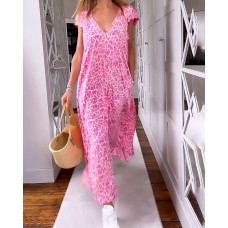 Glaiza | V-Neck Maxi Dress